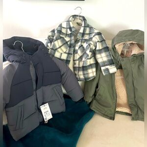 BOYS ZARA Jackets / Rain Jacket /coat Bundle of 3 items